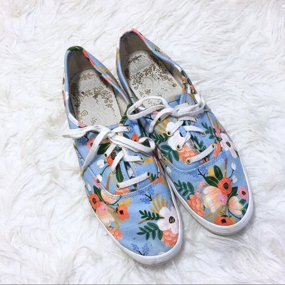 Keds Rifle Paper Co Champion Floral Sneaker Size 9
